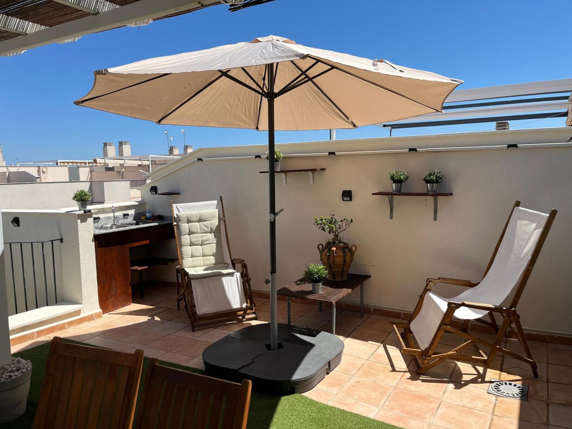 Playa Almenara Atico Duplex Vistas Al Mar Y Montana Wifi,Piscina A Apartment Exterior photo